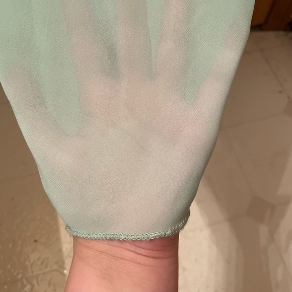 CITY TRIANGLES Mint Green Formal Dress Size 5 Special Occasion - Picture 8 of 13